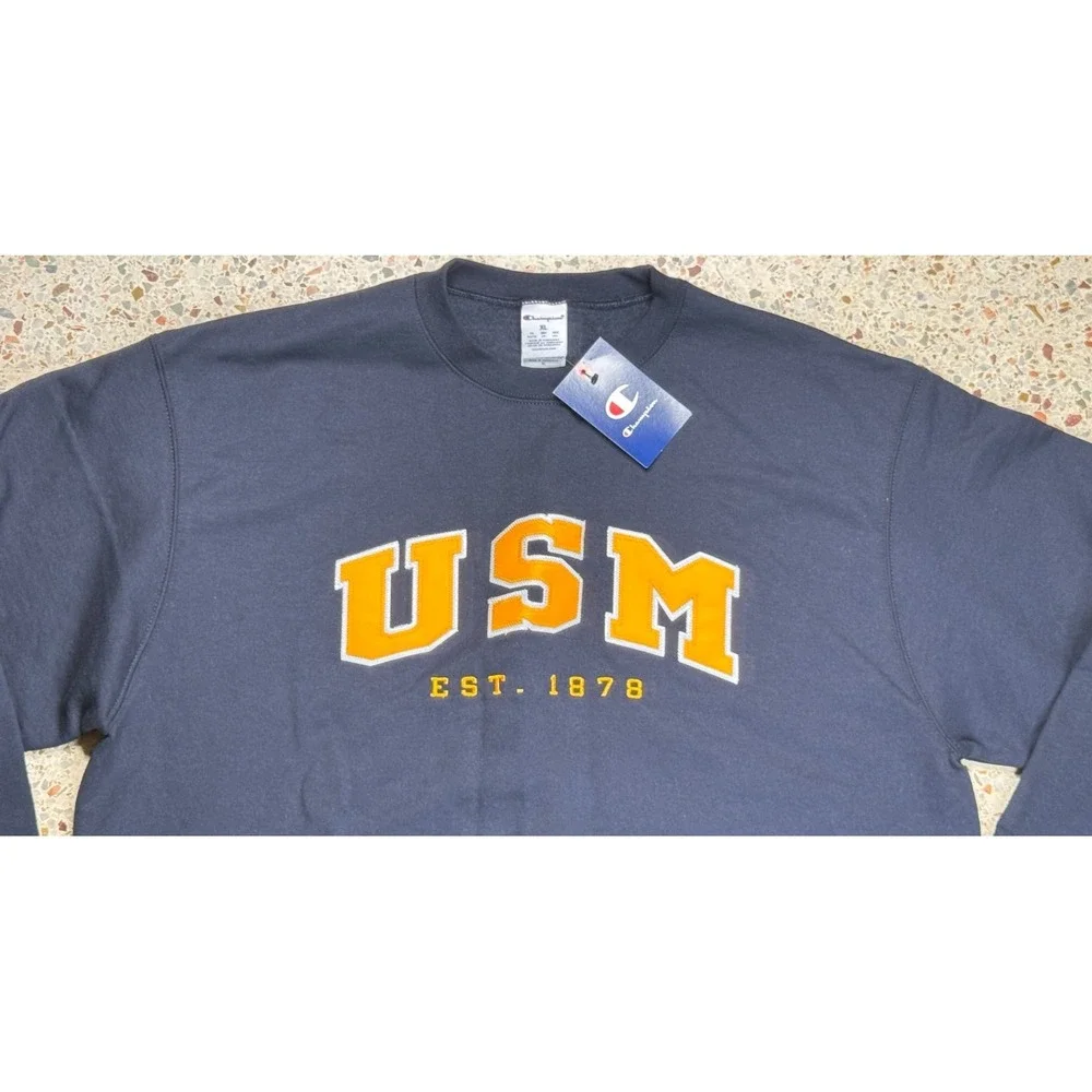 Champion NCAA USM University of‎ Southern Maine Est 1878 Sweatshirt Size XL